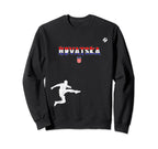 Nogomet Hrvatska Football Soccer Sweatshirt - Aesthetic Graphic for Adults