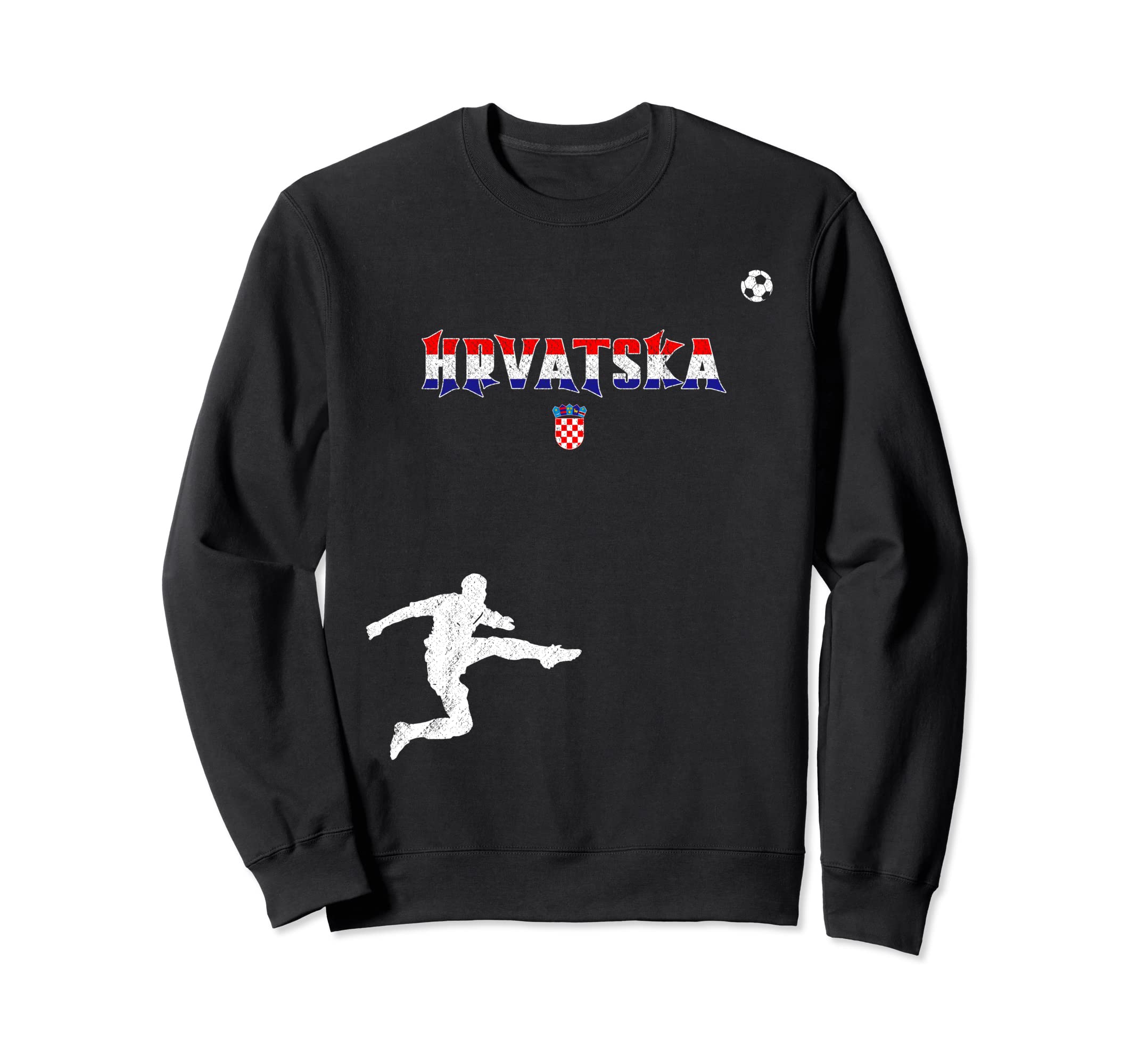 Nogomet Hrvatska Football Soccer Sweatshirt - Aesthetic Graphic for Adults