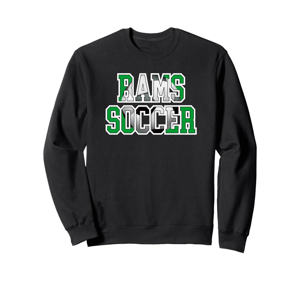 Rams Soccer Mom Game Day Mascot Sweatshirt - Custom Art Print Men Women