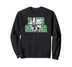 Rams Soccer Mom Game Day Mascot Sweatshirt - Custom Art Print Men Women