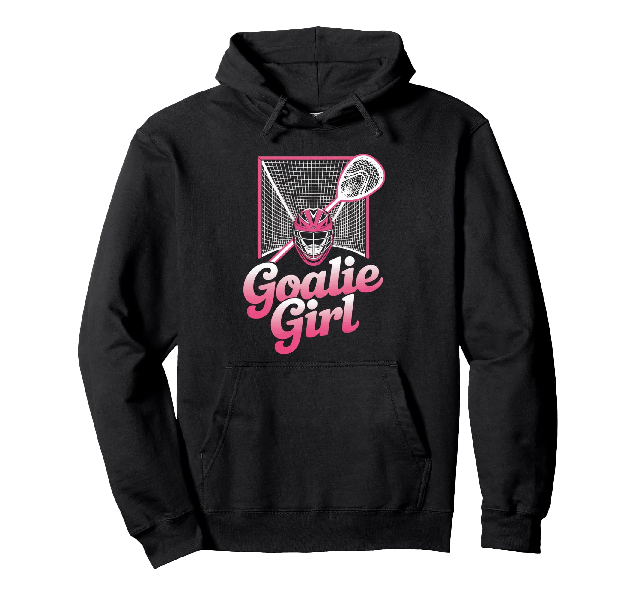 Lax Goalie Sports Team Lacrosse Hoodie - Minimalist Print Unisex