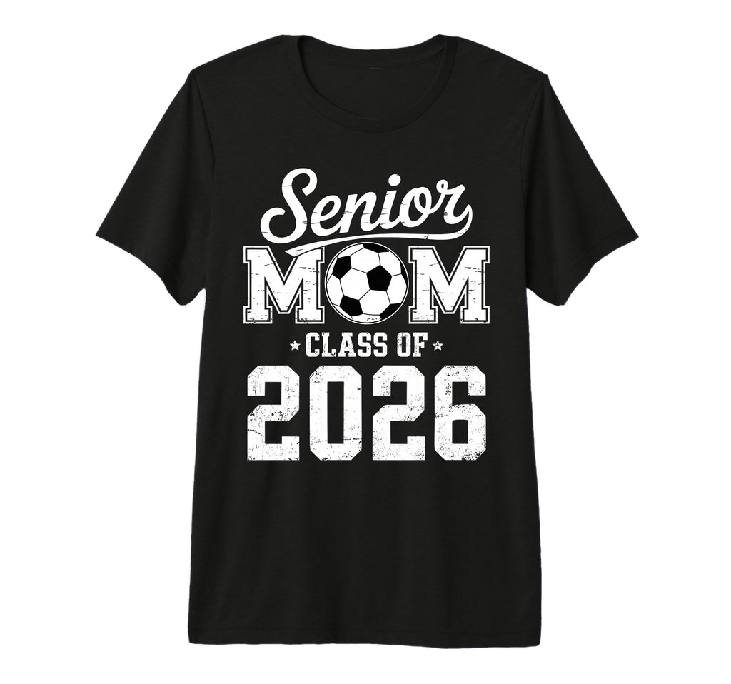 Soccer Senior Mom Class 2026 Tri Blend T-Shirt - Custom Art Print Men Women