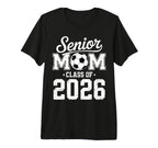 Soccer Senior Mom Class 2026 Tri Blend T-Shirt - Custom Art Print Men Women