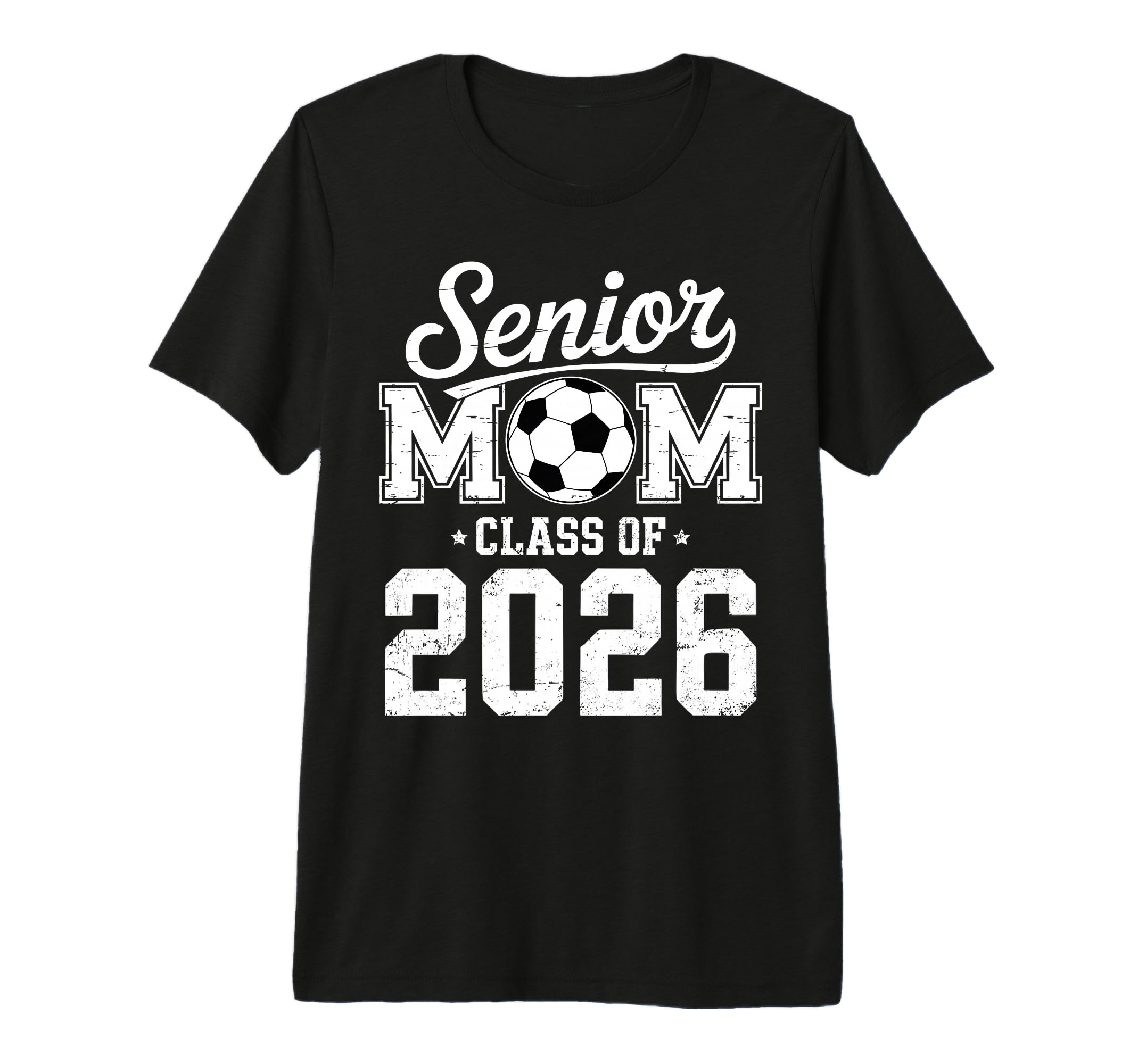 Soccer Senior Mom Class 2026 Tri Blend T-Shirt - Custom Art Print Men Women
