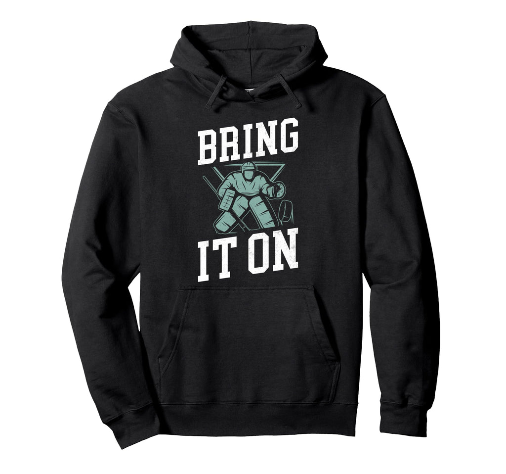 Ice Hockey Goalie Goalkeeper Hoodie - Aesthetic Graphic Unisex