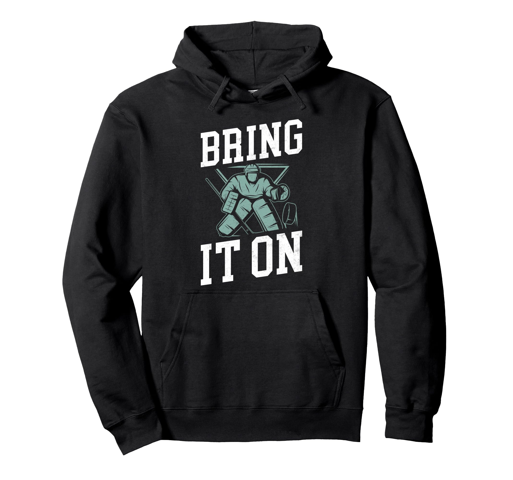 Ice Hockey Goalie Goalkeeper Hoodie - Aesthetic Graphic Unisex
