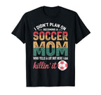 Funny Soccer Mom Loud Supporter Game T-Shirt - Trendy Graphic for Adults