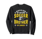 Midfielder Nature Soccer Player Sweatshirt - Streetwear Style Unisex