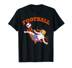 Football Scissor Kick Volley T-Shirt - Casual Everyday Wear for Adults