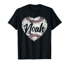 Noah Baseball Personalized Name Mom T-Shirt - Streetwear Style Unisex