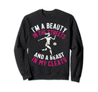 Im Beauty Streets Soccer Daughter Sweatshirt - Novelty Apparel Unisex