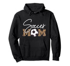 Soccer Mom Leopard Ball Hoodie - Novelty Apparel Unisex