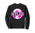 Mylah Name Soccer Play Sweatshirt - Casual Everyday Wear Men Women