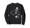 Skeleton Soccer Funny Sweatshirt - Casual Everyday Wear Men Women