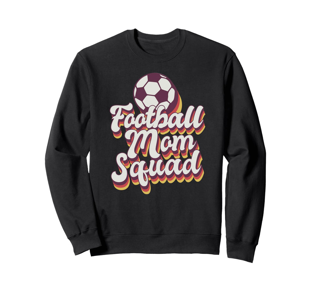 Football Mom Squad Soccer Game Sweatshirt - Custom Art Print for Adults