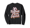 Football Mom Squad Soccer Game Sweatshirt - Custom Art Print for Adults