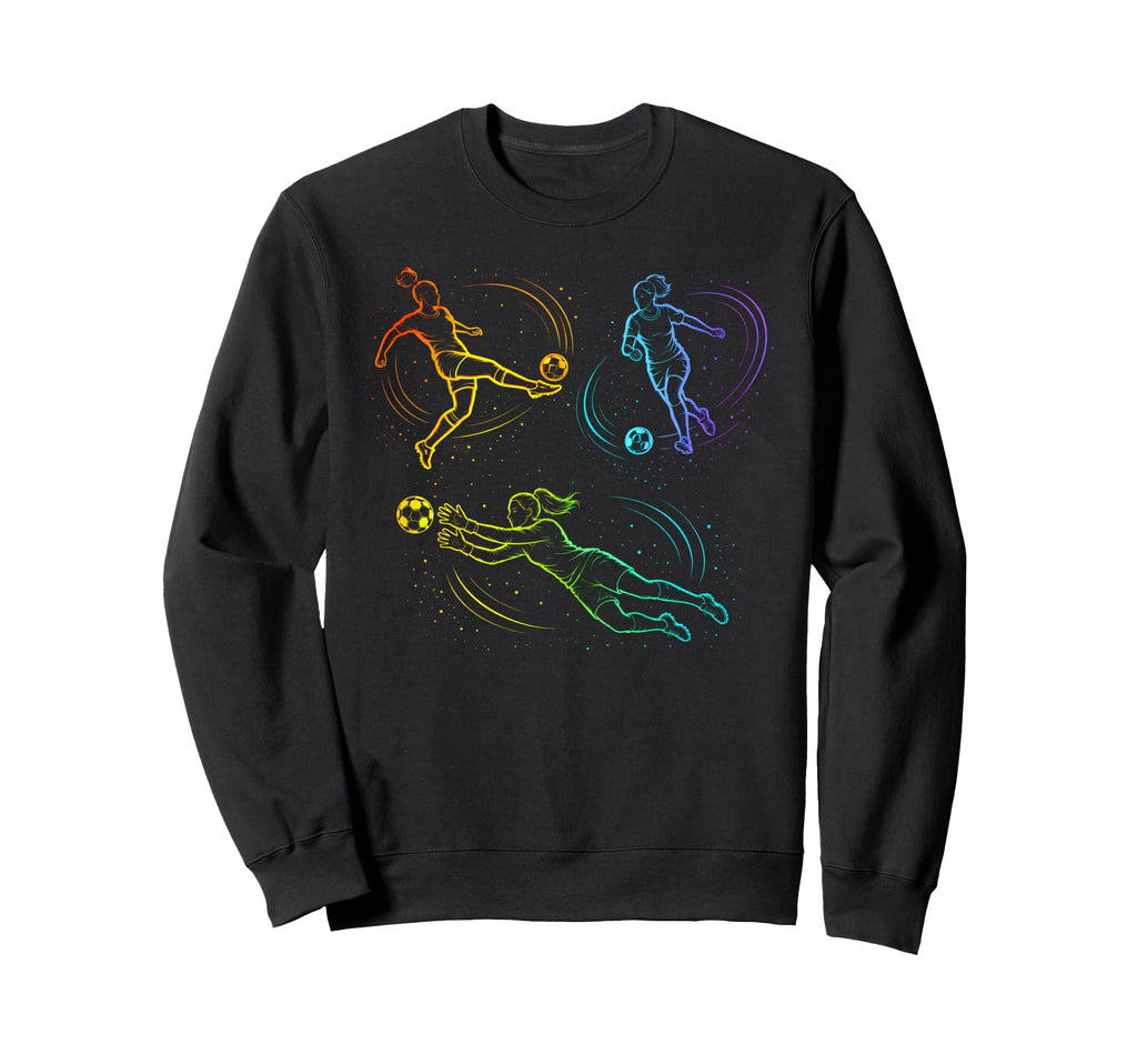 Womens Soccer Goalie Soccer Player Sweatshirt - Novelty Apparel Men Women