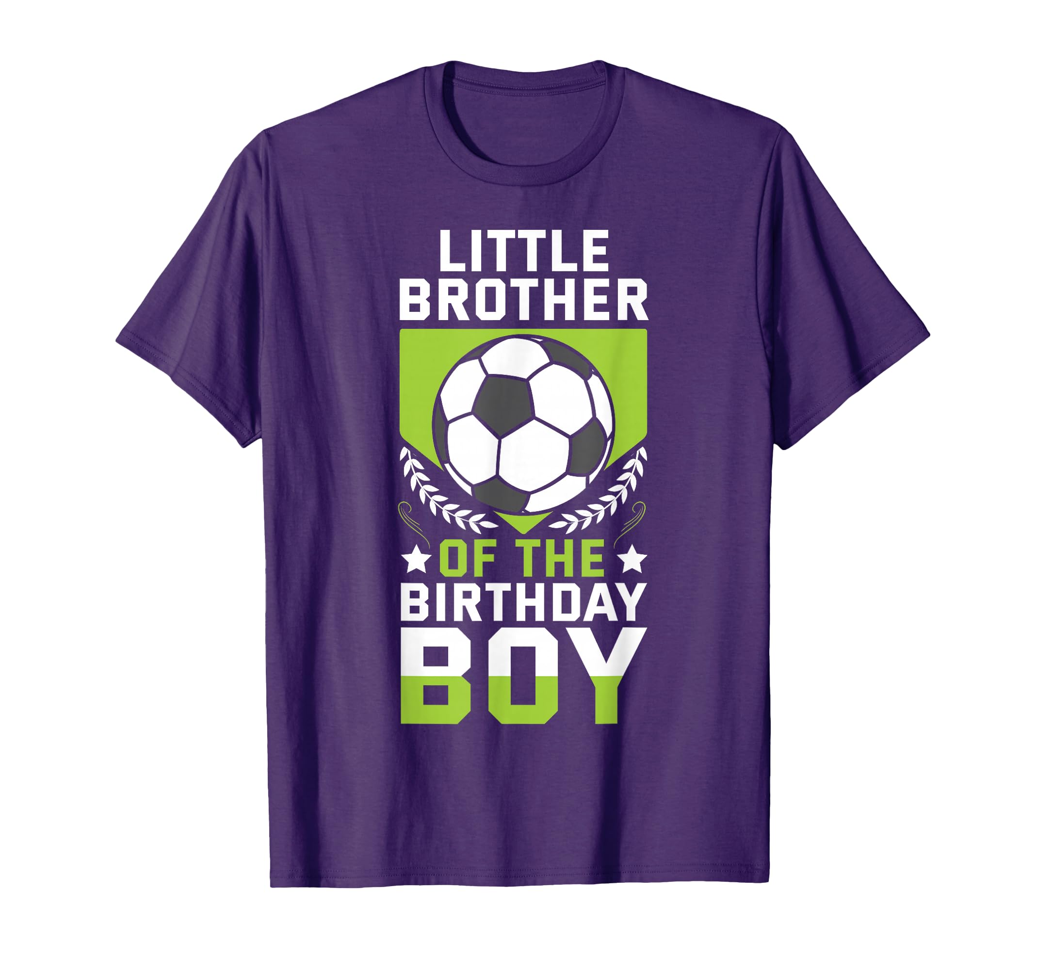 Little Brother Birthday Soccer Player Team T-Shirt - Unique Graphic Unisex