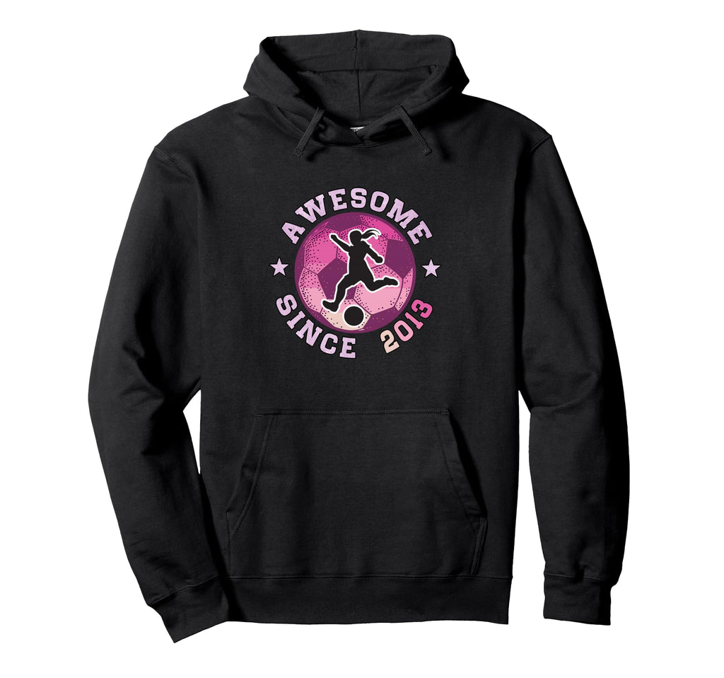 13Th Birthday Soccer Player Awesome Hoodie - Minimalist Print Men Women