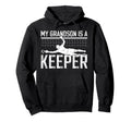 Proud Soccer Keeper Pops Soccer Hoodie - Custom Art Print for Adults