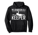 Proud Soccer Keeper Pops Soccer Hoodie - Custom Art Print for Adults