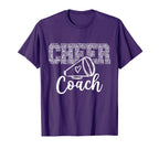 Cheer Coach Love Cheer T-Shirt - Fun Novelty Design for Adults
