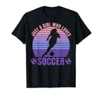 Soccer Lovers Just Who Loves Soccer T-Shirt - Custom Art Print Men Women