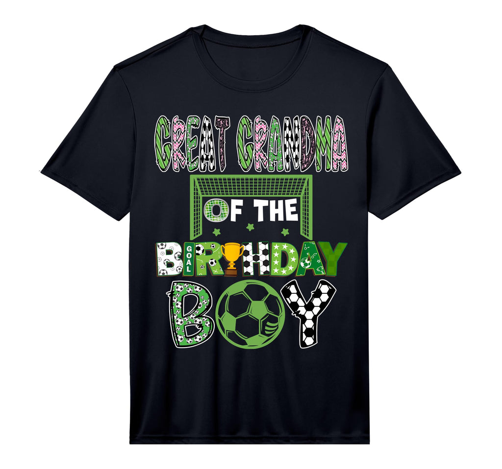 Great Grandma Birthday Soccer Player T-Shirt - Aesthetic Graphic Men Women