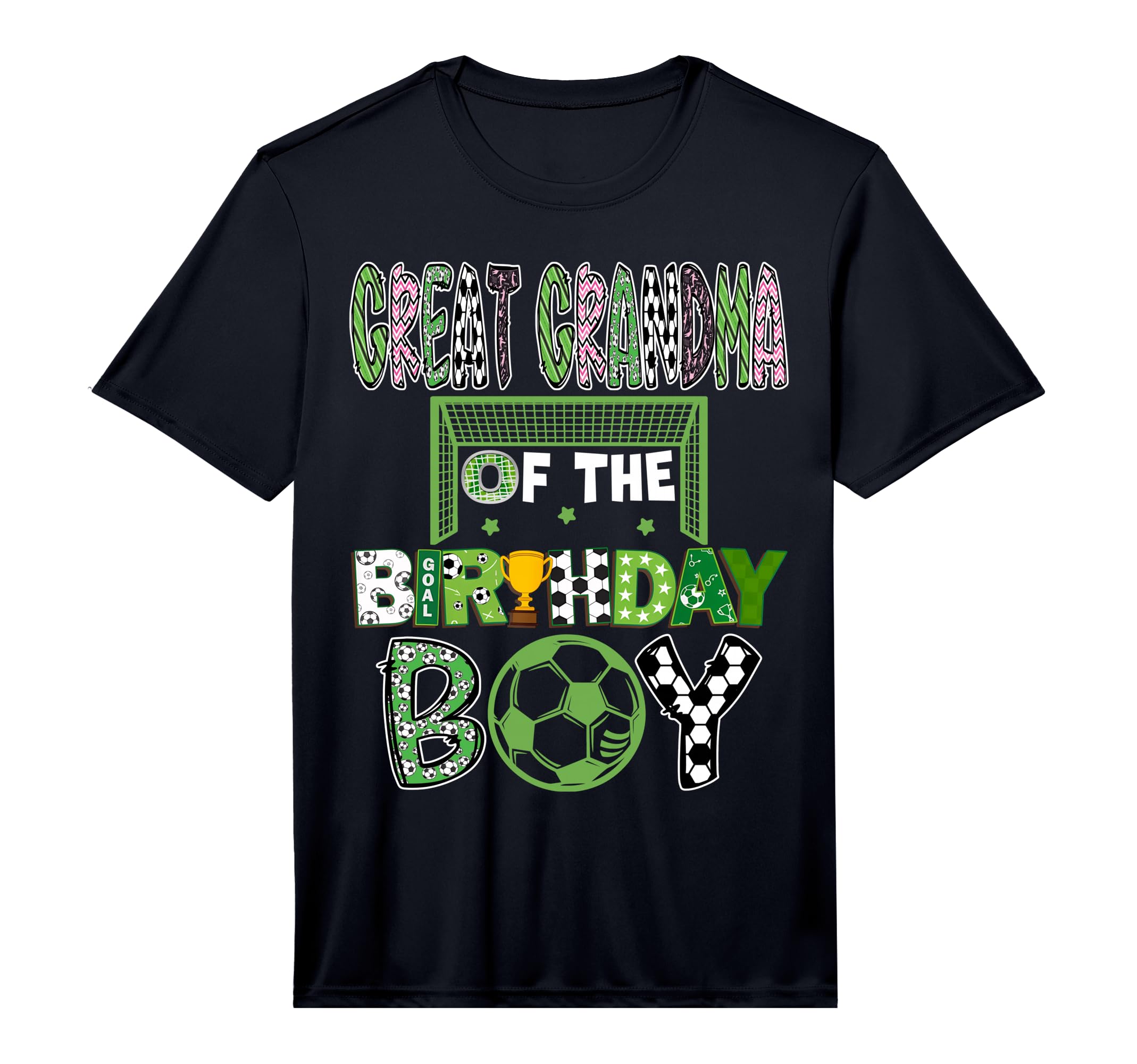 Great Grandma Birthday Soccer Player T-Shirt - Aesthetic Graphic Men Women