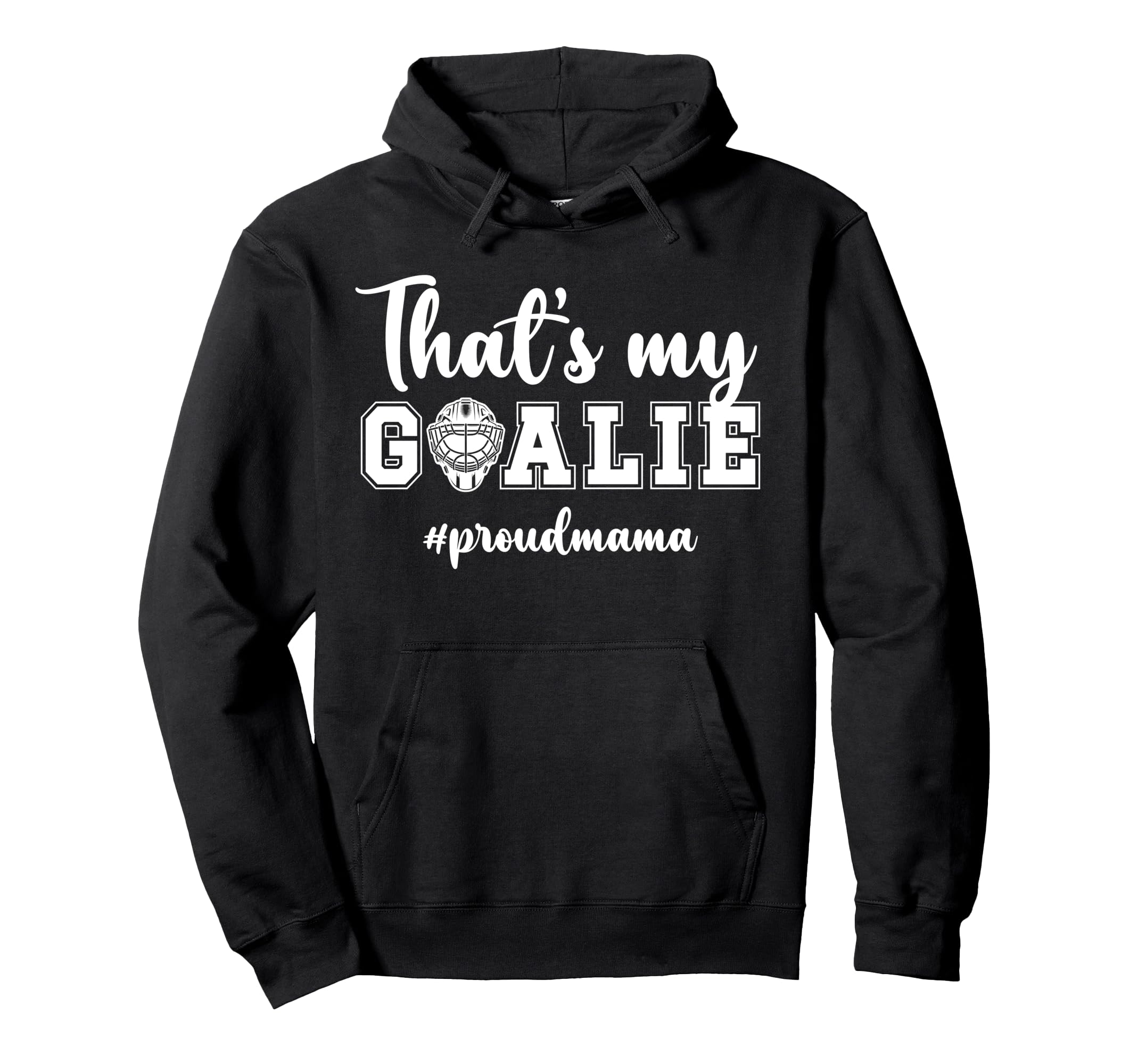 Proud Hockey Goalie Mama Ice Hockey Keeper Hoodie - Graphic Print Unisex