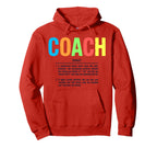 Coach Definition Best Coaches Gift Hoodie - Aesthetic Graphic Men Women