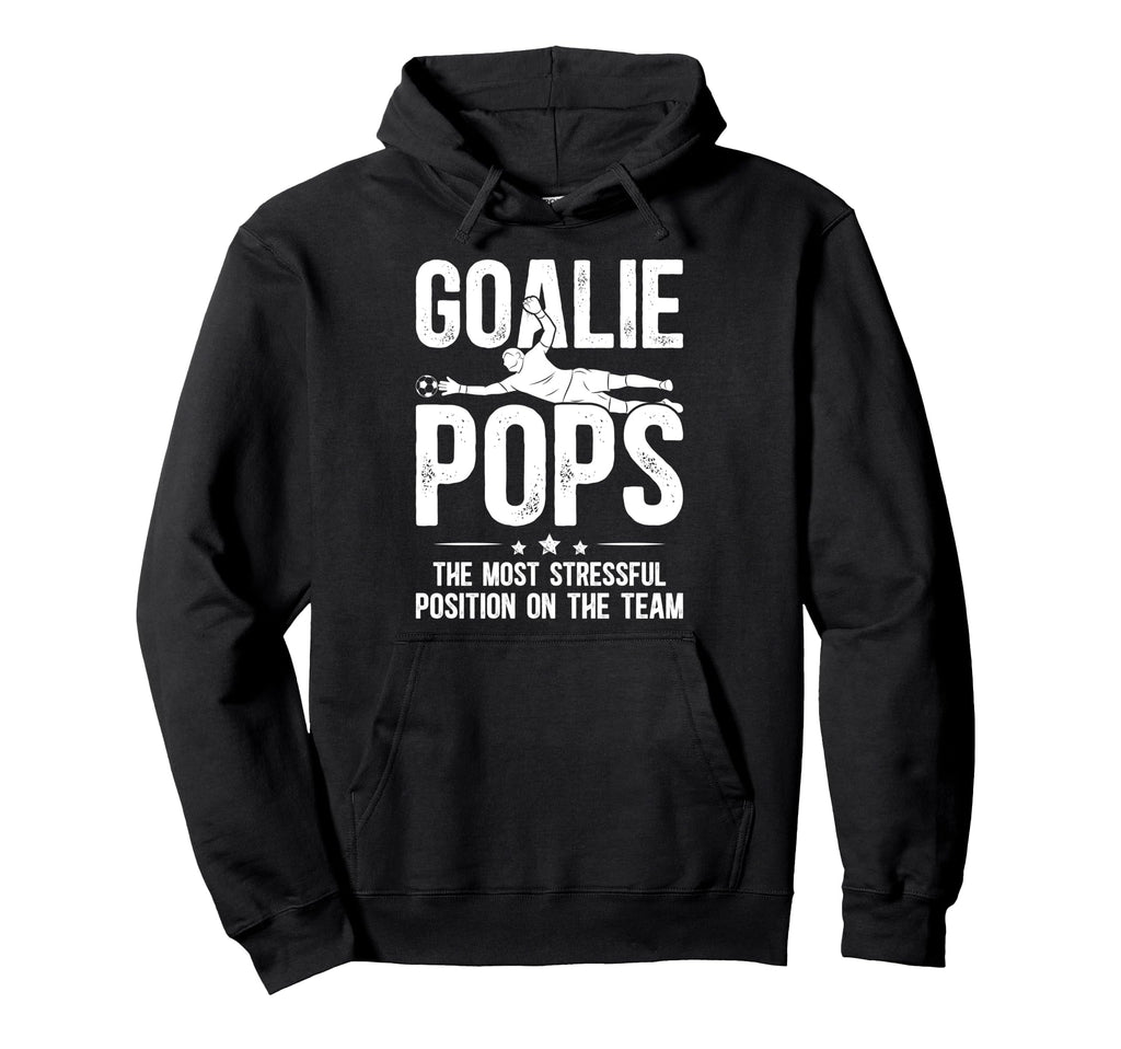 Soccer Goalie Pops Definition Hoodie - Casual Everyday Wear Men Women