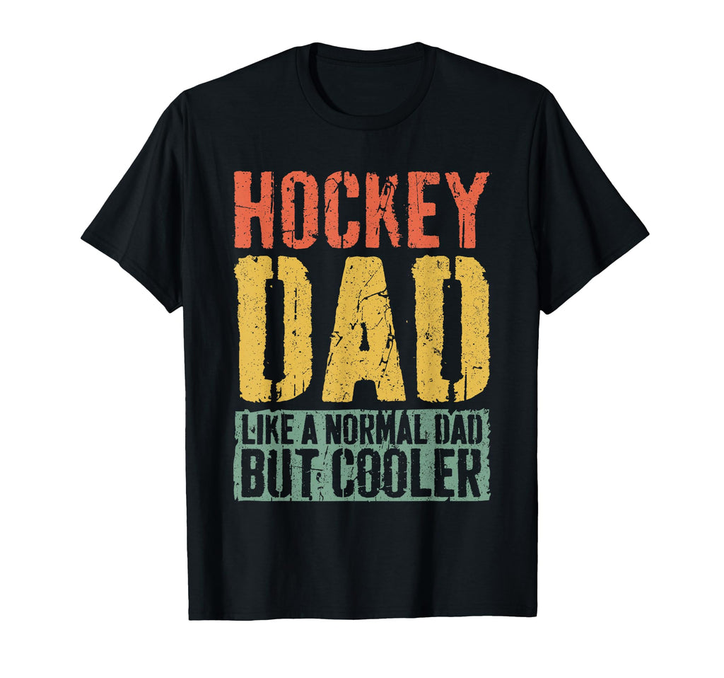 Hockey Dad Fathers Day Hockey Dad T-Shirt - Aesthetic Graphic Men Women