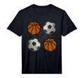 Basketball European Football T-Shirt - Casual Everyday Wear Men Women