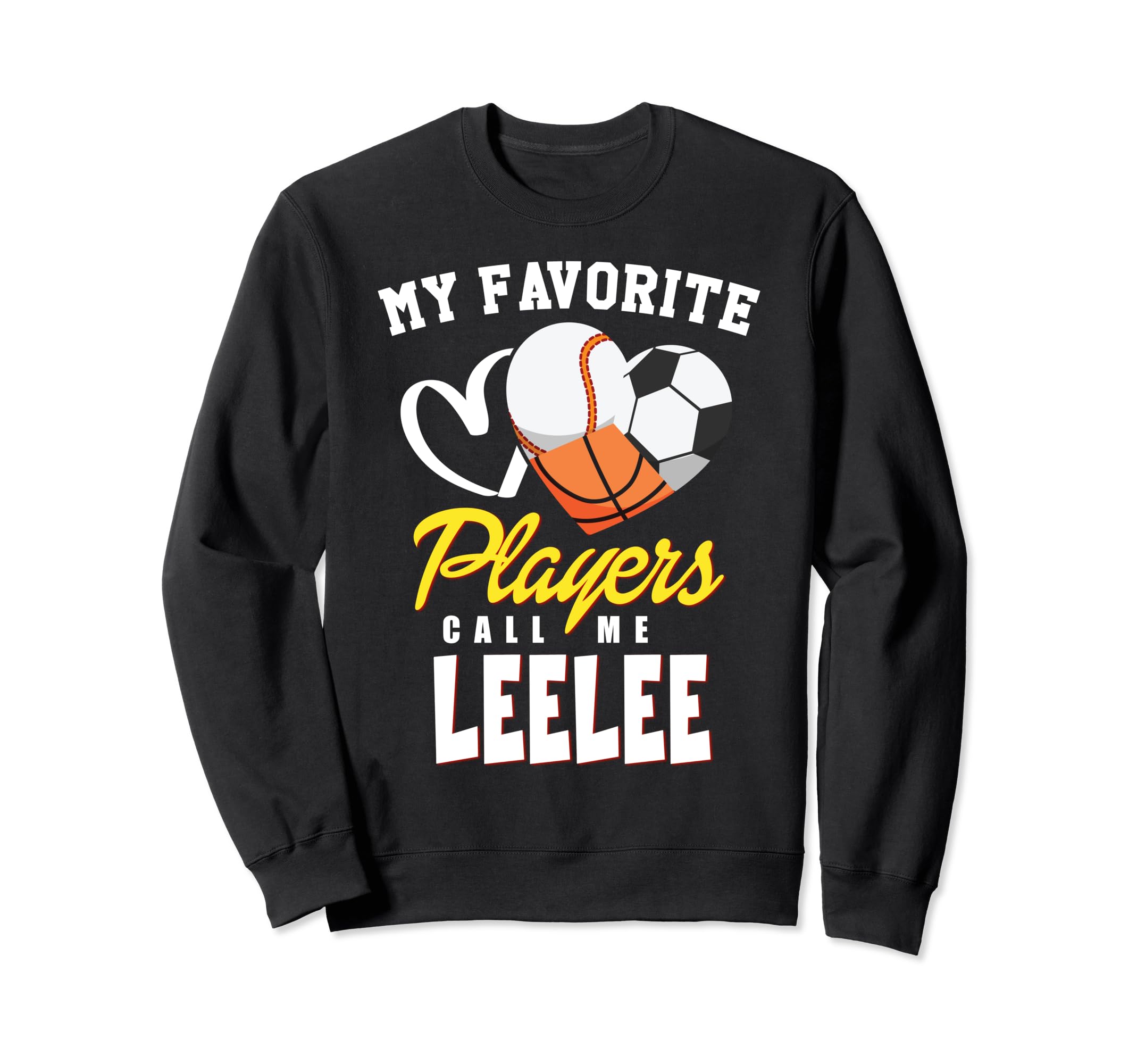 My Favorite Players Baseball Soccer Sweatshirt - Trendy Graphic Men Women