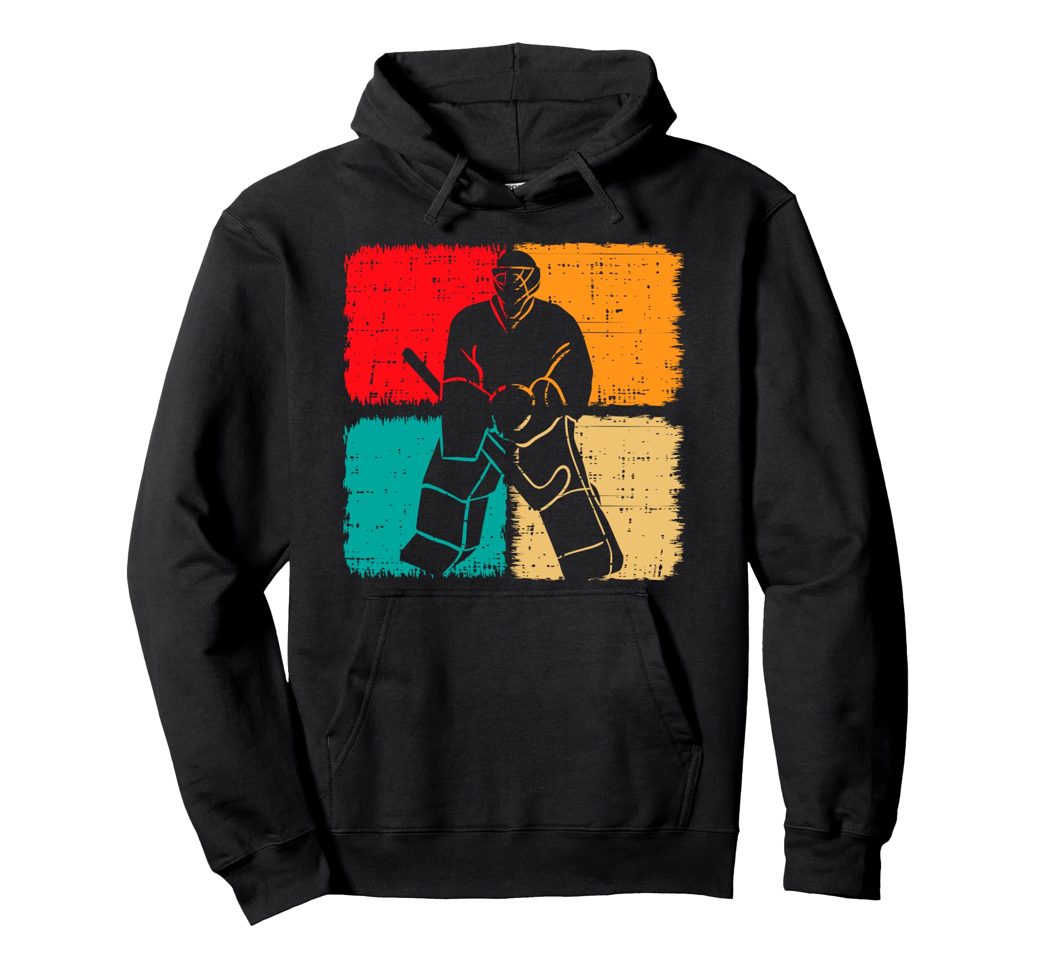 Ice Hockey Goalie Goalkeeper Hoodie - Custom Art Print for Adults