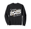 Proud Mom 2025 Senior Soccer Ball Sweatshirt - Custom Art Print Unisex
