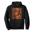 I Know I Play Like Try To Keep Up Hoodie - Streetwear Style for Adults