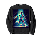 Football Star Gaming Arcade Sweatshirt - Aesthetic Graphic for Adults