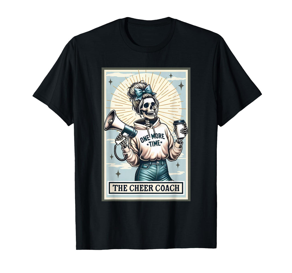 Funny Cheer Coach Tarot Card Mama T-Shirt - Novelty Apparel Men Women