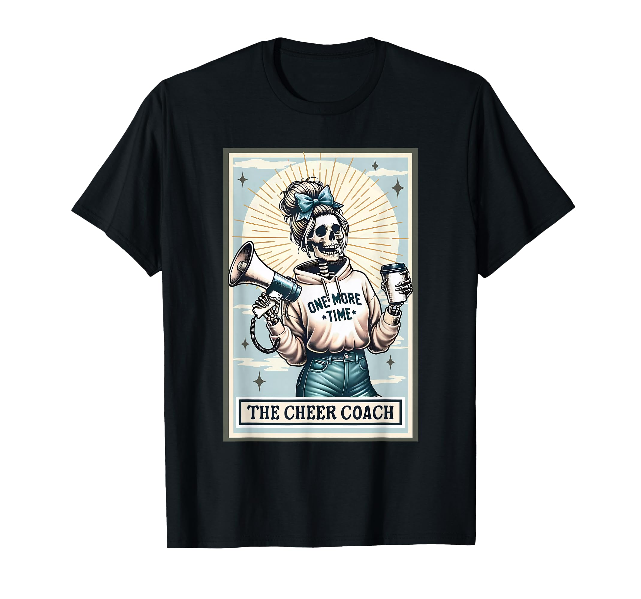Funny Cheer Coach Tarot Card Mama T-Shirt - Novelty Apparel Men Women
