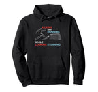 Soccer Kicking And Running While Hoodie - Custom Art Print for Adults