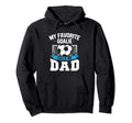 Funny Soccer Lover Dads Favorite Hoodie - Casual Everyday Wear for Adults