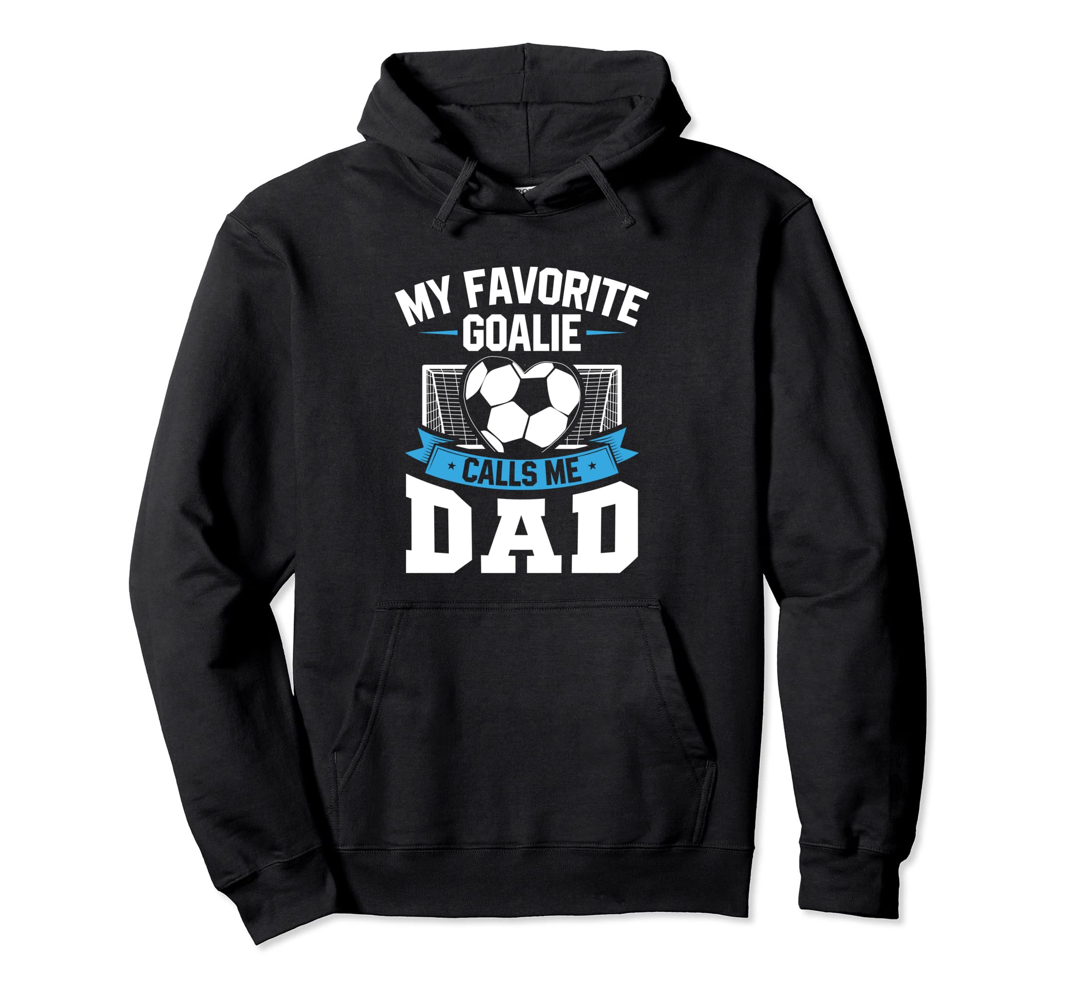 Funny Soccer Lover Dads Favorite Hoodie - Casual Everyday Wear for Adults