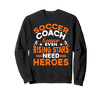 Soccer Coaching Training Sweatshirt - Casual Everyday Wear Men Women
