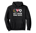 Let S Kick Some Grass Soccer Mom Hoodie - Custom Art Print for Adults