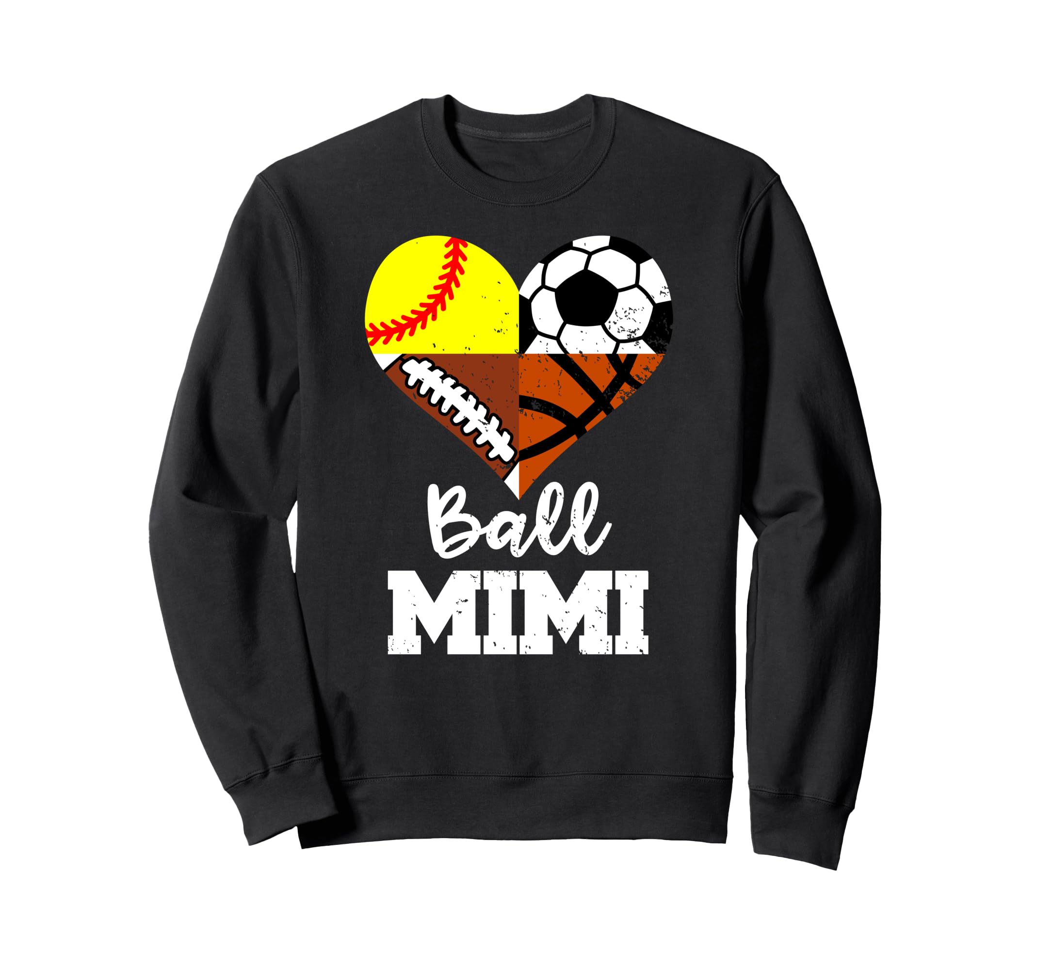 Ball Mimi Soccer Football Sweatshirt - Fun Novelty Design for Adults