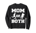 Mom Both Funny Soccer Hockey Sweatshirt - Casual Everyday Wear Men Women