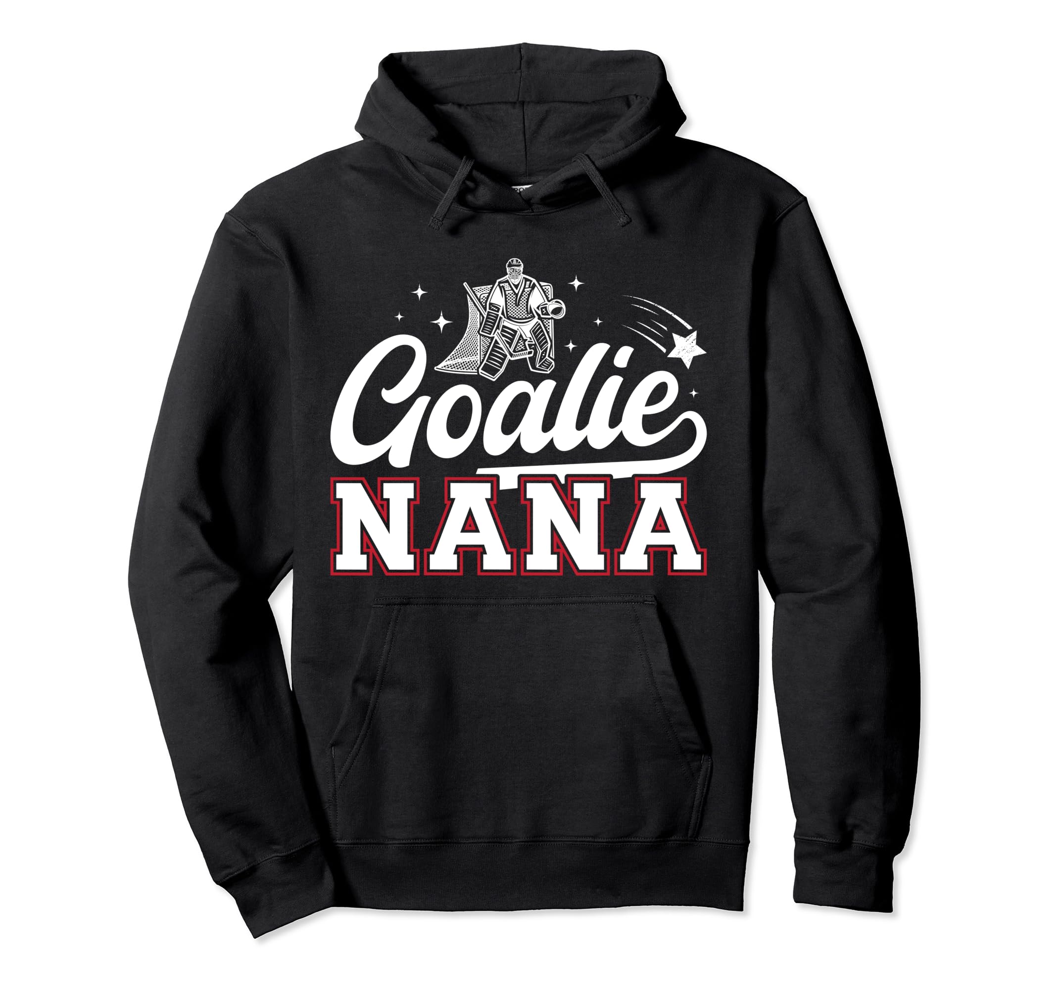 Ice Hockey Goalie Nana Ice Hockey Hoodie - Streetwear Style for Adults