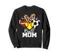 Ball Mom Funny Softball Soccer Sweatshirt - Trendy Graphic Men Women